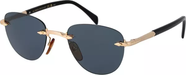 Rose Gold Metal Sunglasses
