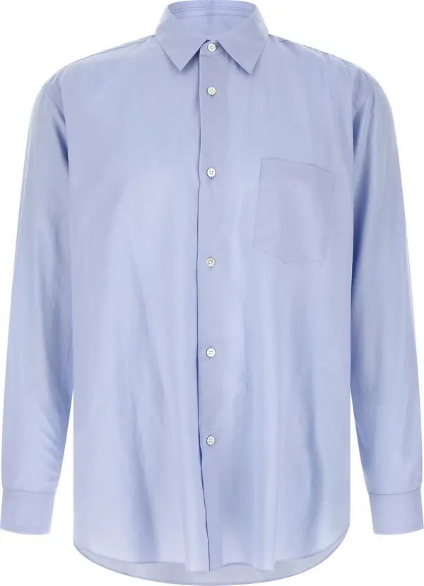 Blue Cotton Blouse