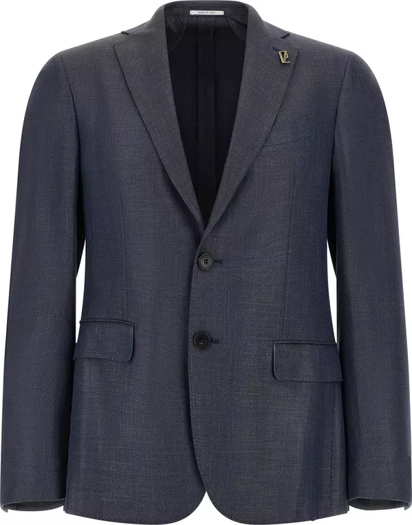 Blue Viscose Blazer