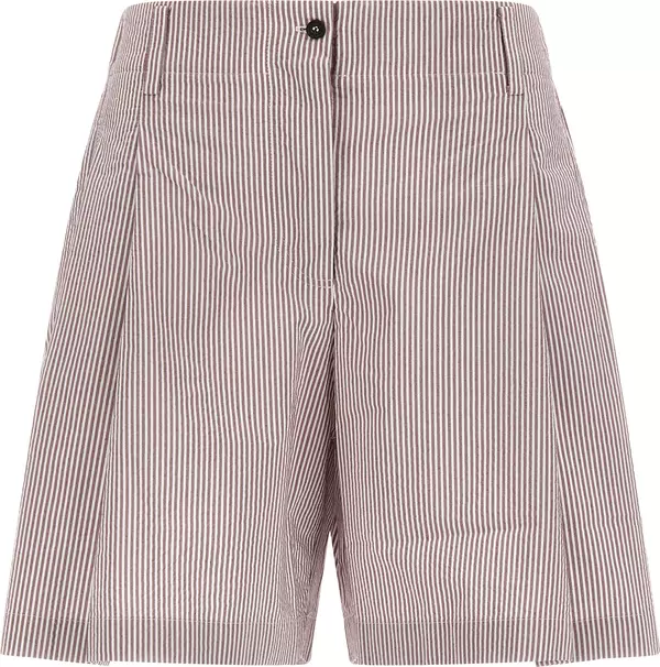 Multicolor Cotton Bermuda Shorts