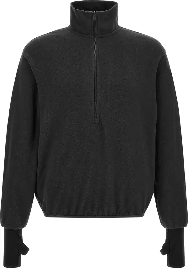 Black Polyester Sweatshirt
