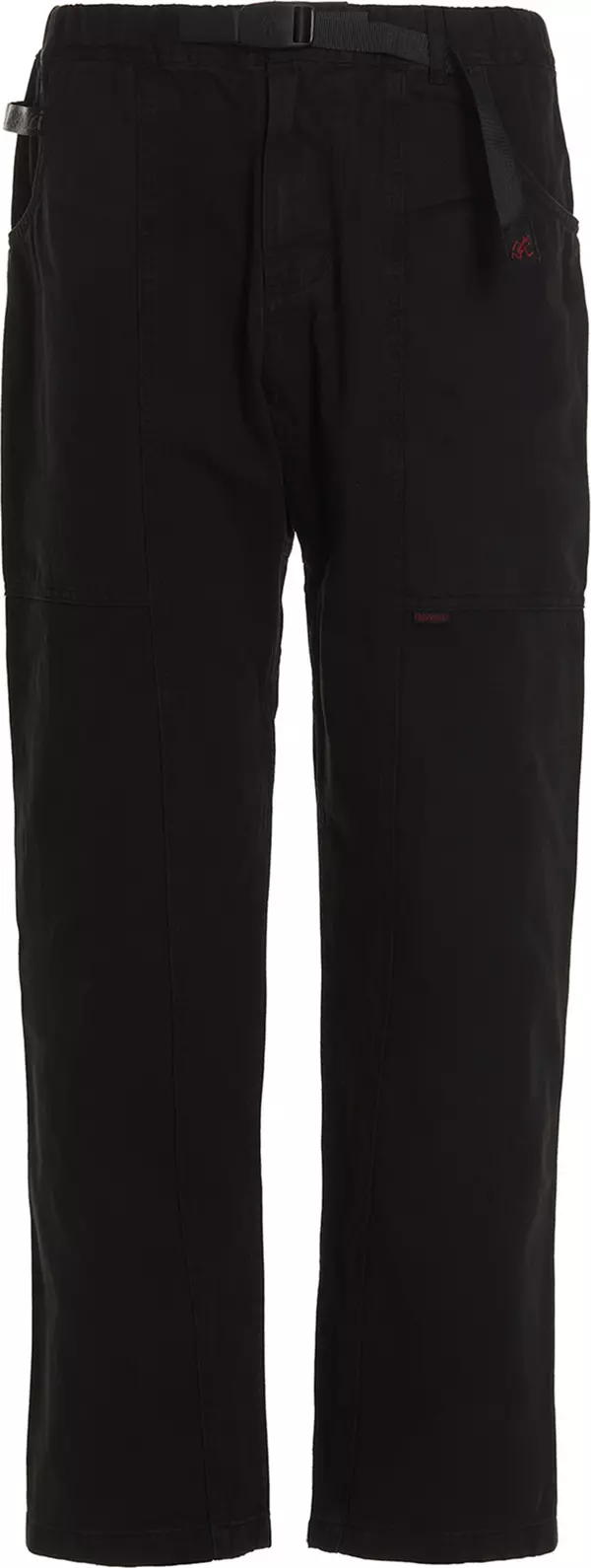 Black Cotton Cargo Pants