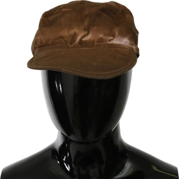 Brown Newsboy Beret Cabbie Fedora Hat