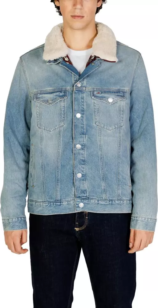 Light Blue Cotton Denim Jacket