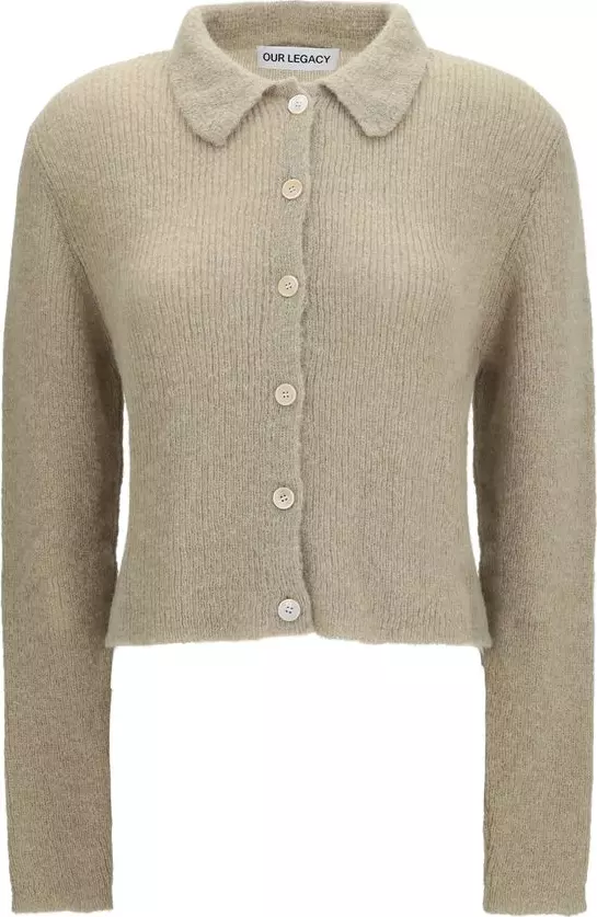 Beige Alpaca Vicugna Pacos Polo Shirt