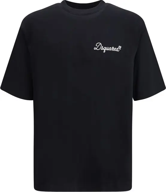 Black Cotton T-Shirt