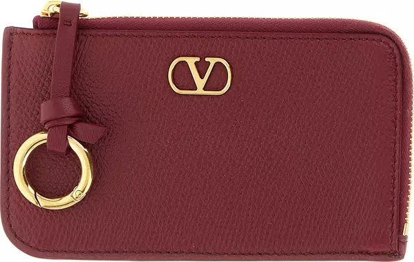Bordeaux Lamb Leather Cardholder