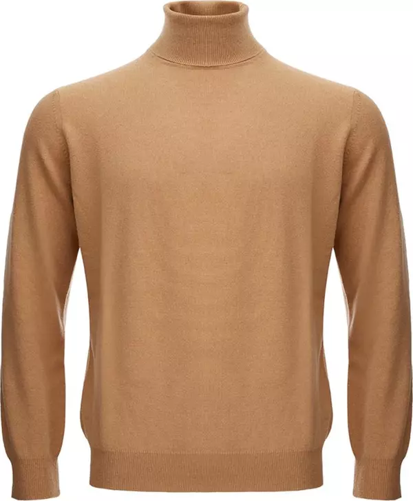 Brown Wool Turtleneck