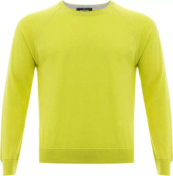 Yellow Cotton Sweatshirt