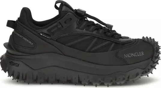 Black Calf Leather Bos Taurus Athletic Sneakers