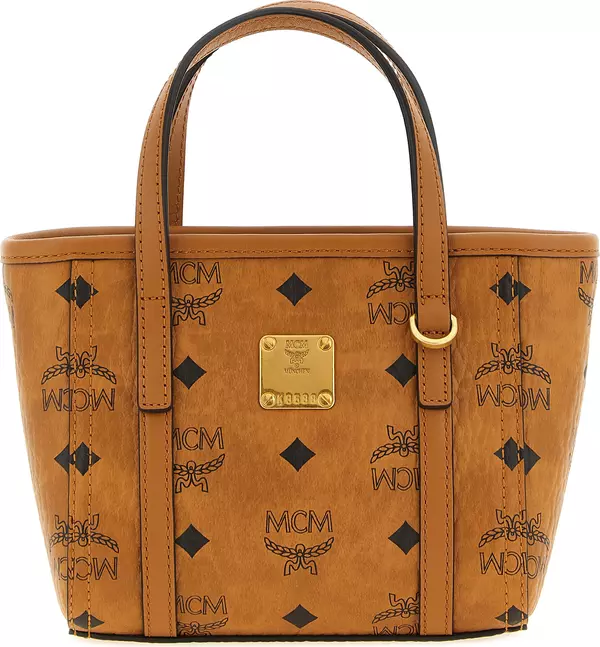 Brown Polyethylene Tote Bag