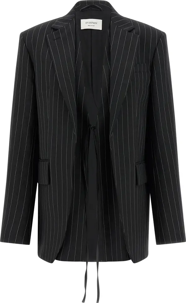 Black Wool Blazer