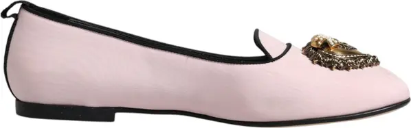 Light Pink Velvet Slip On Loafers Flats Shoes