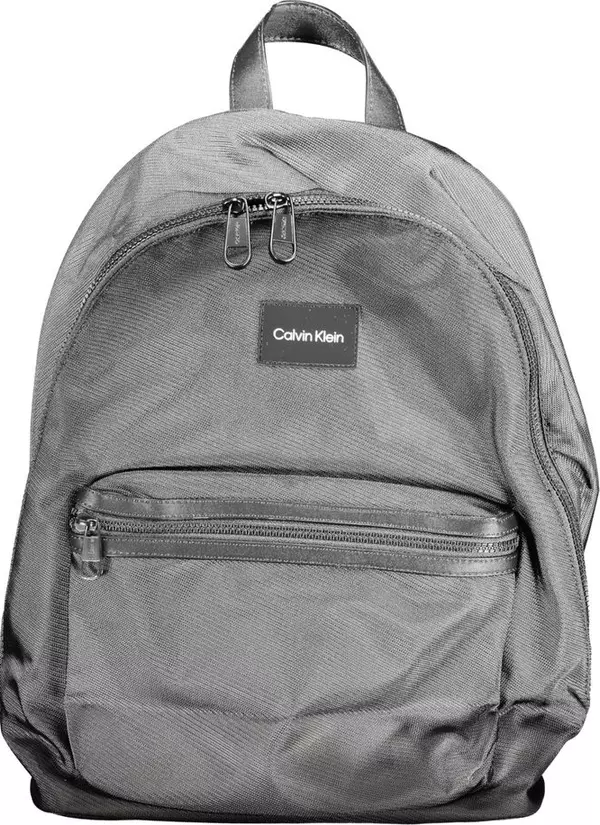 Nero Polyester Men Backpack