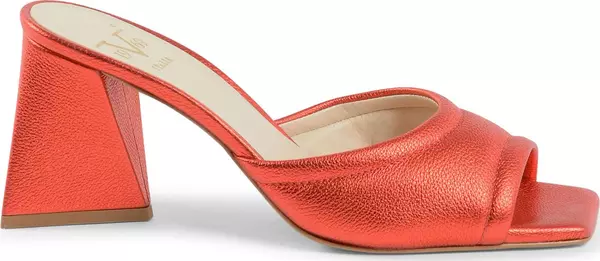Multicolor Leather Platform Sandals