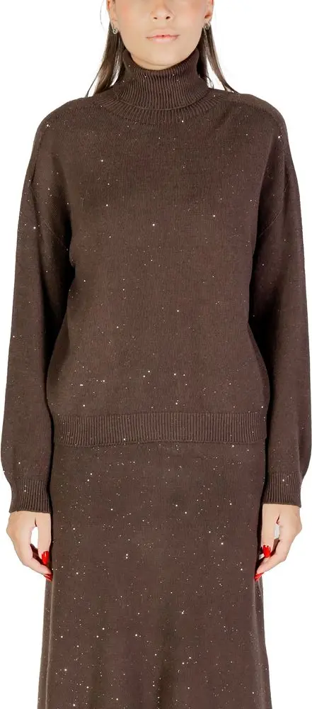 Brown Viscose Sweatshirt