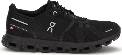 Black Recycled Polyester Athletic Sneakers