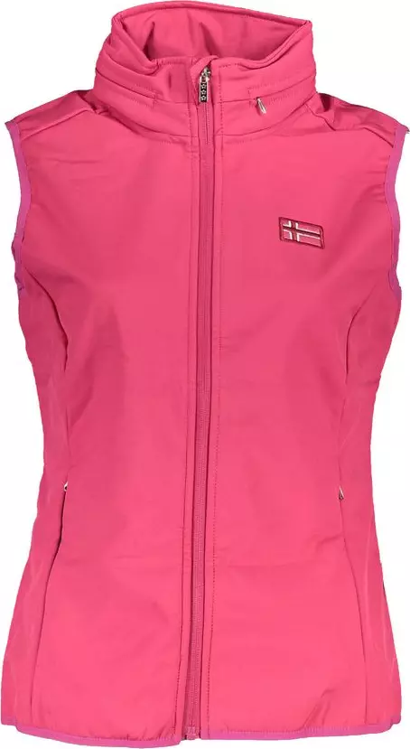 Pink Polyester Women Jacket