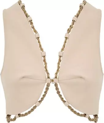Beige Cotton Waistcoat
