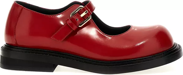 Multicolor Calfskin Flats