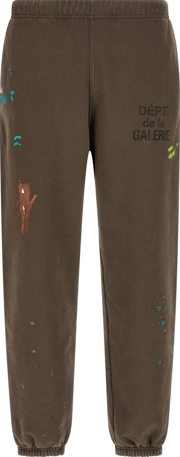Brown Cotton Joggers (Workout Pants)