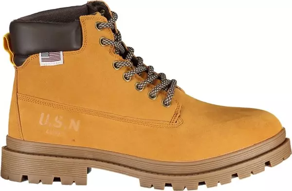 Marrone Polyurethane Men Ankle Boot