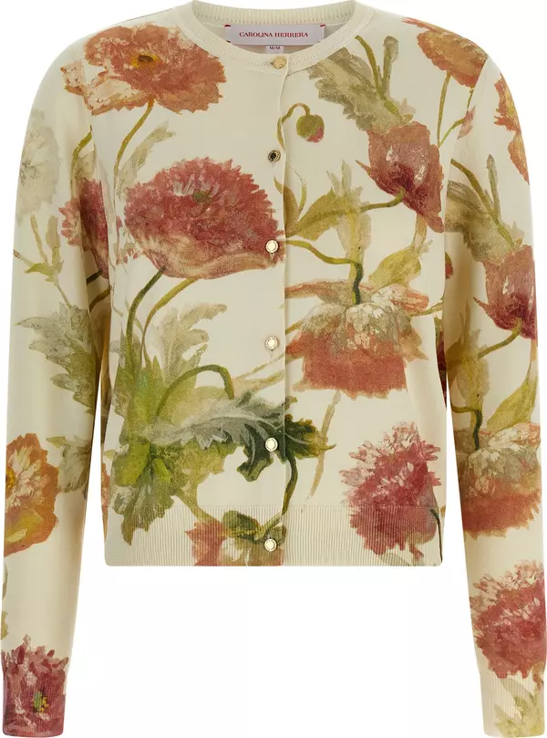 White Silk Cardigan