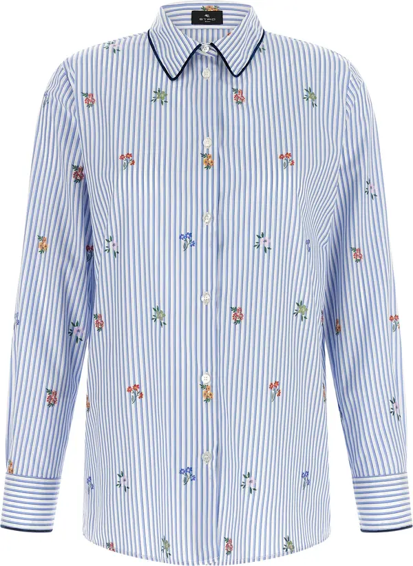 Blue Cotton Blouse