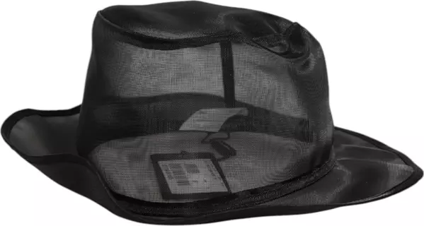 Black Silk Mesh Bucket Men Fisherman Cap Hat