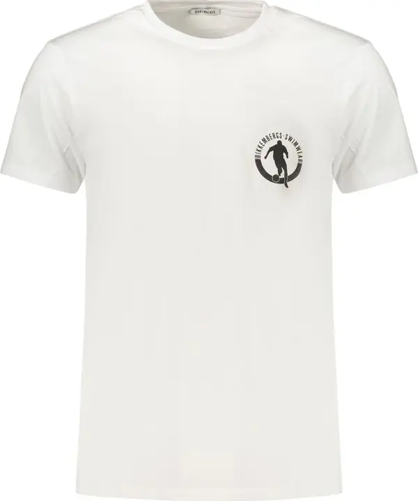 White Cotton Men's T-Shirt