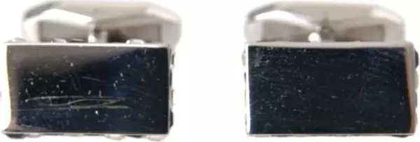 Silver Plated Metal Brass Pin Men Cufflinks