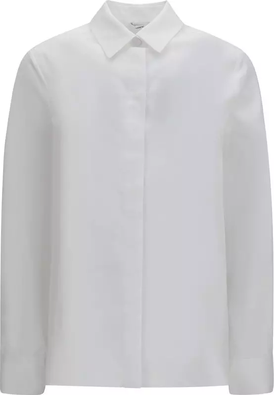 White Cotton Dress Shirt