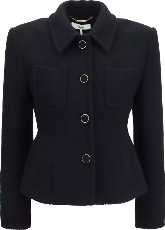 Black Wool Oves Aries Blazer
