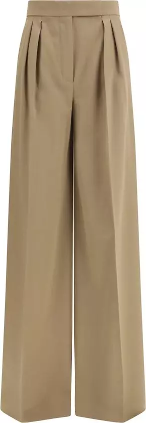 Beige Wool Oves Aries Pants