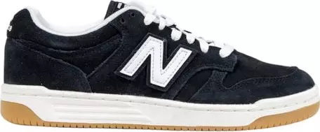 Black And White Leather Athletic Sneakers