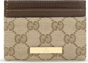 Beige Fabric Wallet