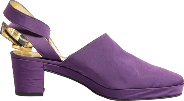 Purple Suede Sandals Shoes