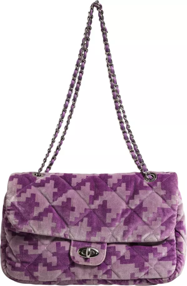 Purple shoulder bag
