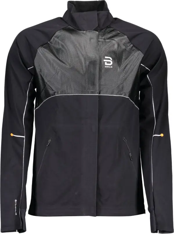 Black Polyester Men's Jacket
