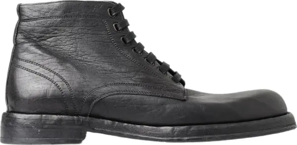 Black Horse Leather Perugino Boots