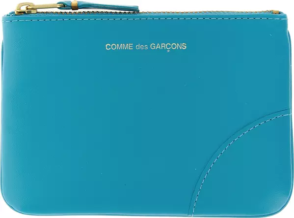 Blue Calfskin Cardholder