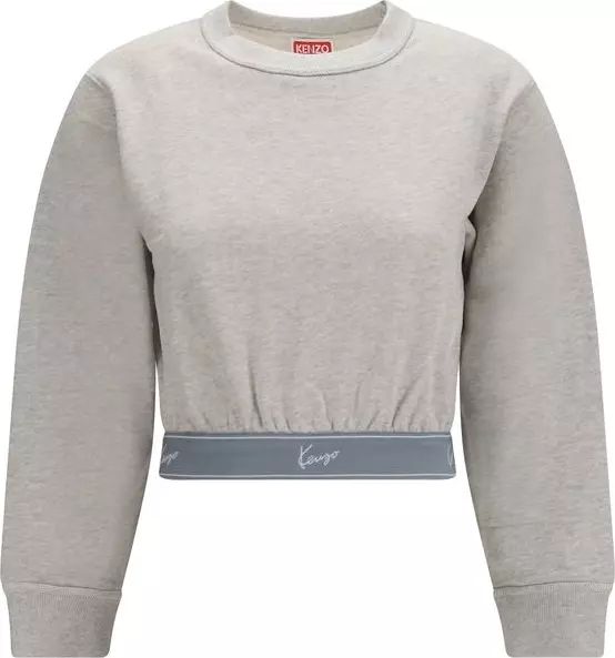 Gray Cotton Sweatshirt