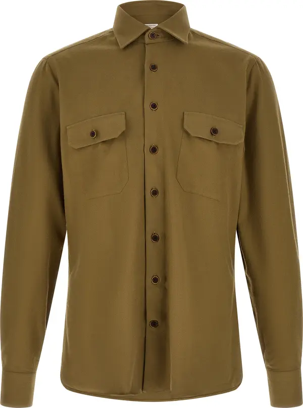 Bicolor Cotton Blouse