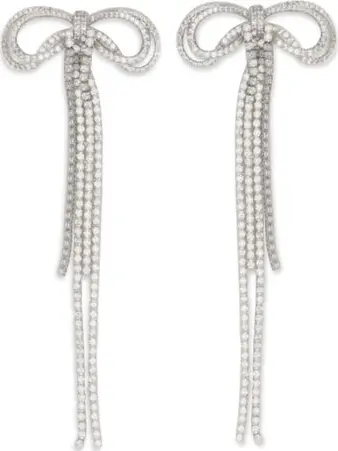 Silver Brass Earrings