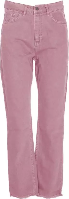 Pink Cotton Jeans & Pants