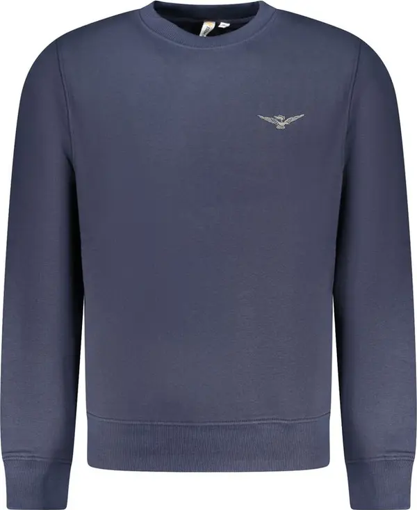 "Blu Cotton Men Sweatshirt"