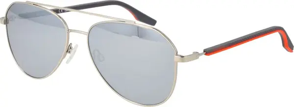 Silver Rubber Sunglasses