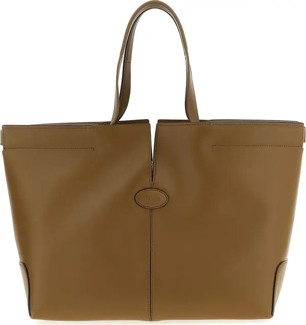 Bicolor Calfskin Tote Bag