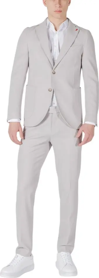 Gray Polyester Waistcoat