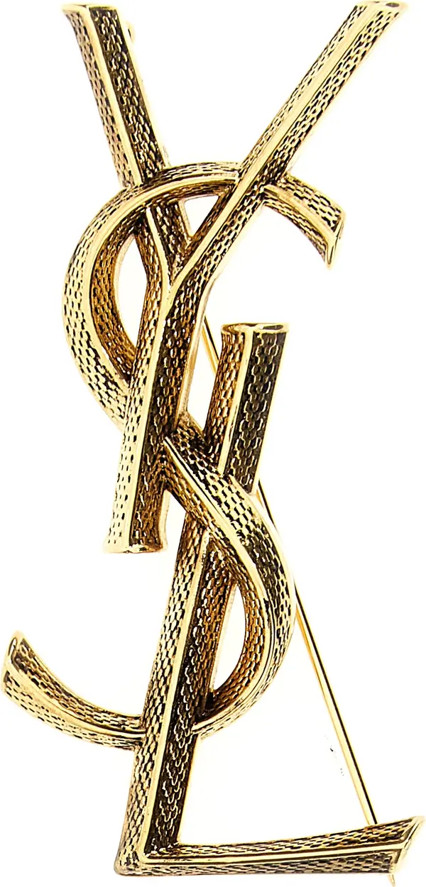 Gold Brass Broch